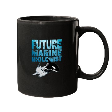 Discover Hammerhead Shark and Orca Future Marine Biologist Gift ocean Mugs