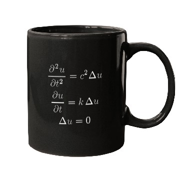 Discover Partial Differential Equations PDE of Mathematical Physics Mugs