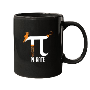 Discover Science Math Pirate Parrot Pi Day 3 14 Meme Nerd Geek Joke Mugs