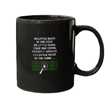 Discover 99 Little Bugs In The Code Computer Geek Funny Programmer Mugs
