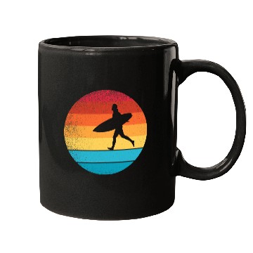 Discover Surf Life Retro vintages surfing hobby funny Mugs