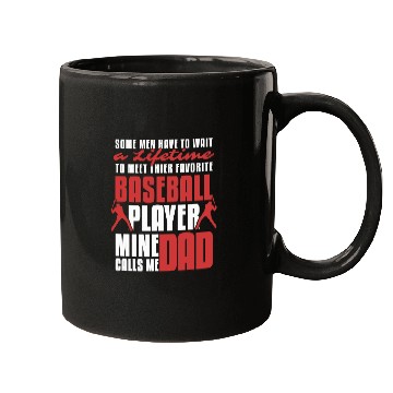 Discover Dad Son Children Boy Baseball Player Softball Mugs