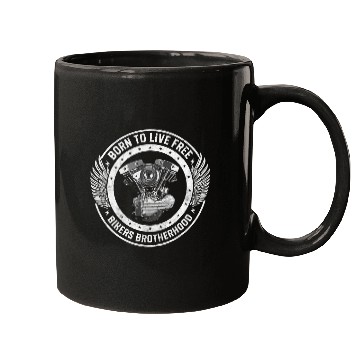 Discover Biker Racer Motorcycle Brother 21 Mugs