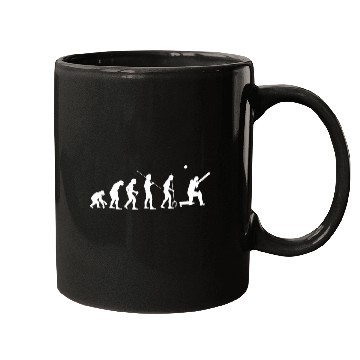 Discover Funny Cricket Evolution Mugs