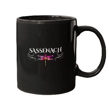 Discover Sassenach Dragonfly Gaelic Scottish Design Mugs
