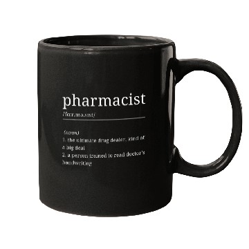 Discover Pharmacist Job Funny Creative Pharmacist Definition Pharmacy Worker Mugs