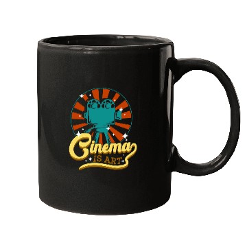 Discover Cinema is art for movie lovers Mugs