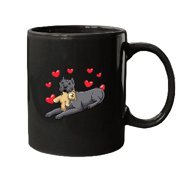 Discover Cane Corso Italiano Dog with Stuffed Animal Mugs