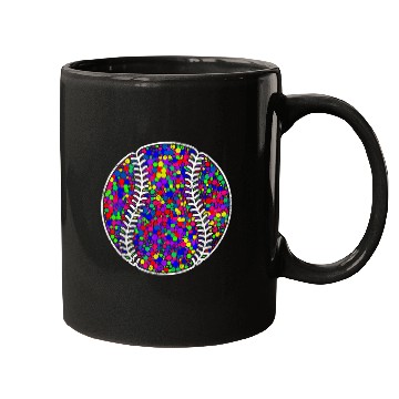 Discover Funny Polka Dot Baseball Lover Player International Dot Day 1 Mugs