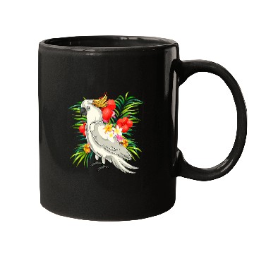 Discover Parrot Animal Bird Tropical Flowers Birdwatching Cockatoo Mugs