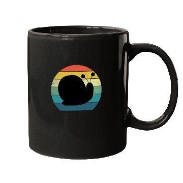 Discover Snail Slow Shell Retro vintages 70s 80s Mugs