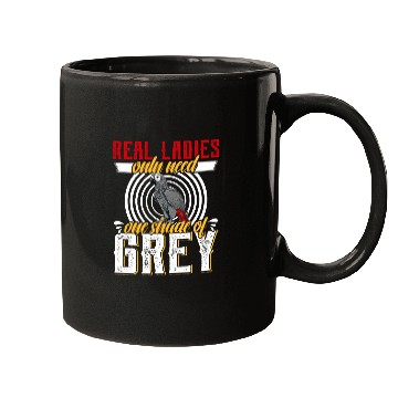 Discover Parrot Real women only need one Shade of Grey African Grey 21 Mugs