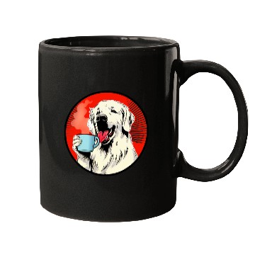 Discover Great Pyrenees Coffee Funny Dog Beverage Mugs