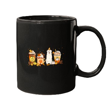 Discover Great Pyrenees Coffee Pumpkin Spice PYR Fall Thanksgiving Mugs