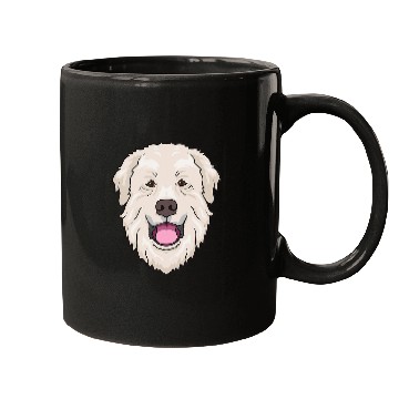 Discover Great Pyrenees Cute Dog Face Mugs
