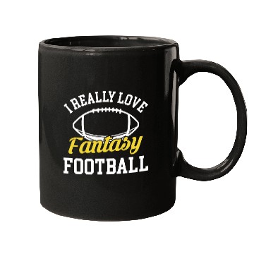 Discover I Really Love Fantasy Football Draft Mugs
