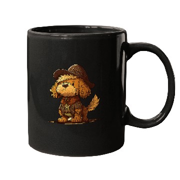 Discover Golden Doodle Dog Art Lovers Mugs