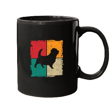 Discover Norfolk Terrier Retro vintages 70s 80s Style 5 Mugs