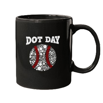 Discover Happy International Dot Day Baseball Dot Day Sports Mugs