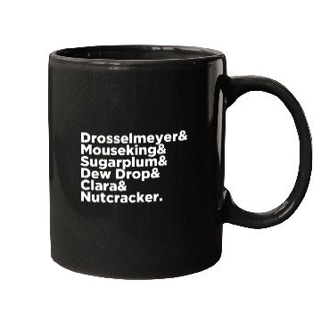 Discover Character List Ballet Nutcracker Crew Mugs
