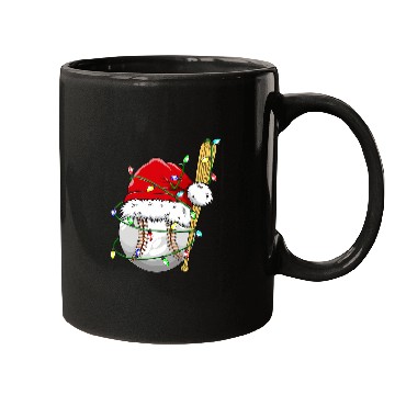 Discover Christmas Baseball Team Santa Sports xmass For Boys Kids Men Mugs