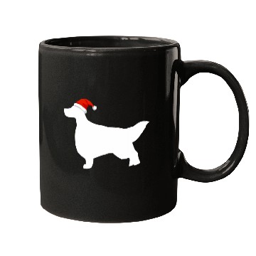 Discover English Setter Wearing Santa Hat Christmas Dog Mugs