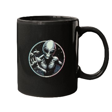 Discover Gray Alien UFO Mugs