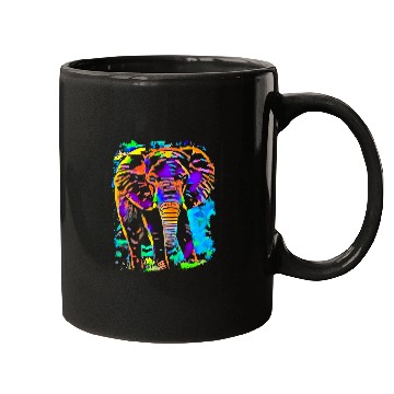 Discover elephant pop art Mugs