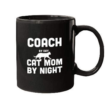 Discover Coachs By Day Cat Mom By Night 1 Mugs