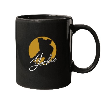 Discover Chilling Yorkie graphical Yorkshire Terrier 1 Mugs