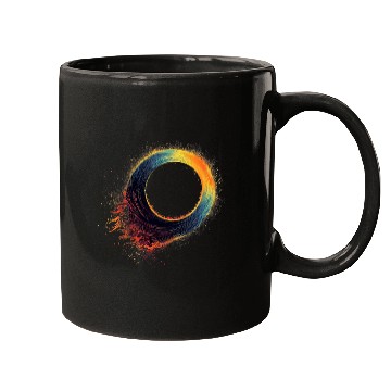 Discover Cosmic Eclipse Ballet Celestial Phenomena Art 2 Mugs