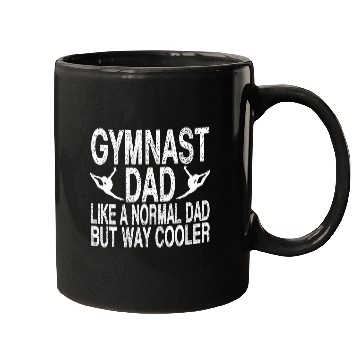 Discover Gymnast Dad Gymnastics Fathers day Mugs