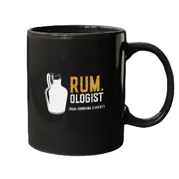 Discover RUMOLIGIST RUM DRINKING EXPERT  ALCOHOL Mugs