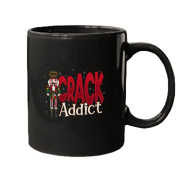 Discover Crack Addict Nutcracker Christmas Squad Ballet Dance Mugs