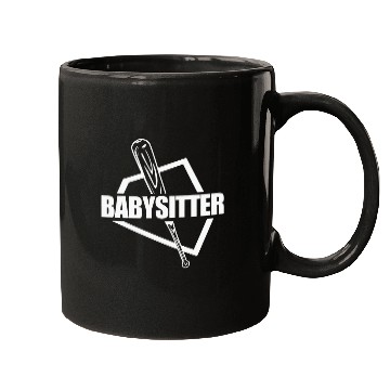 Discover Babysitter Baseball Bat Nanny Mugs