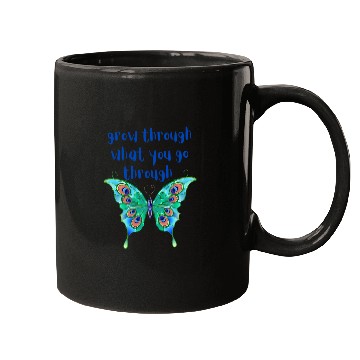 Discover Inspirational Design Grow Through Butterfly Mugs