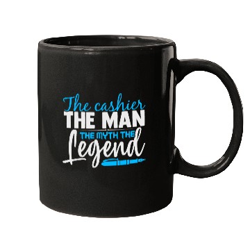 Discover Gift for Cashier Dad The Cashier The Man The Legend Mugs