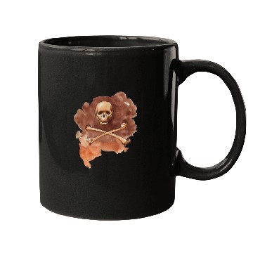 Discover Skull and Crossbones Pirate Symbol Mugs