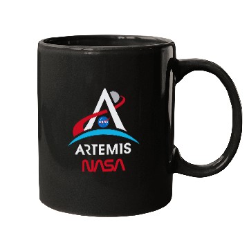 Discover Lacrosse Gift NASA Artemis Mission Worm Logo Mugs