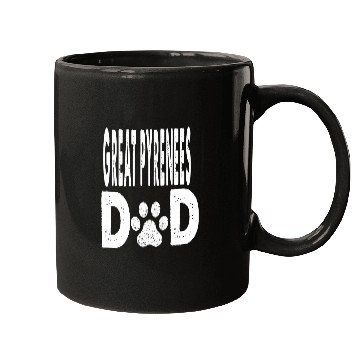 Discover Great Pyrenees DAD Dog Owner Gift Mugs