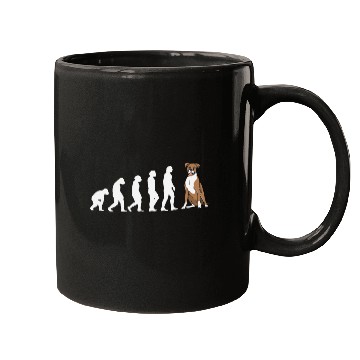 Discover Dog Evolution Boxer Mugs