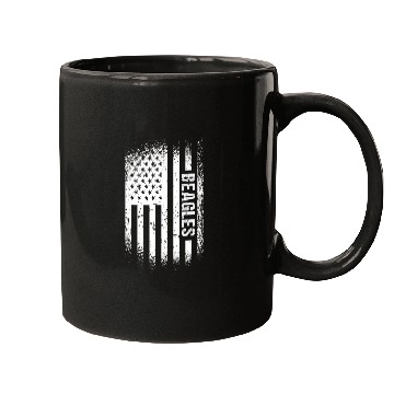Discover Dog Beagle Us Flag Mugs