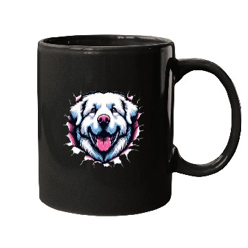 Discover Great Pyrenees Breaking Through Mugs