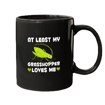 Discover My Grasshopper Loves Me Funny Insect Collector Mugs