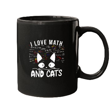 Discover Math Nerd Math Teacher Cat Lover I Love Math And Cats 25 Mugs