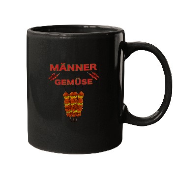 Discover Lacrosse Gift Mens vegetable meat skewer Mugs