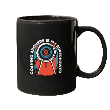 Discover Coaching Archers Is My Superpower Bow Archery Coach Mugs
