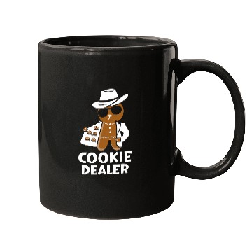 Discover Funny Cookie dealers Gingerbread Mugs