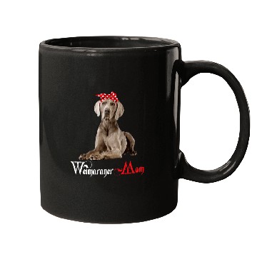 Discover dog mama puppy mom weimaraner Mugs