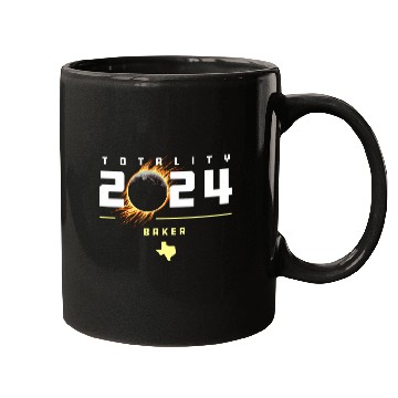 Discover Baker Texas 2024 Total Solar Eclipse Mugs